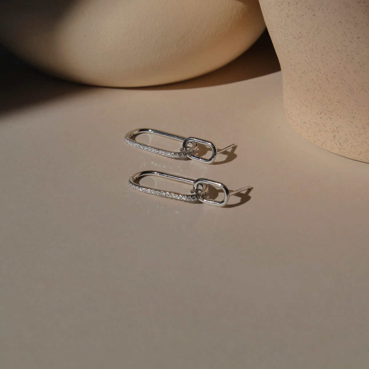 City Light Drops - modern elegante Ohrringe