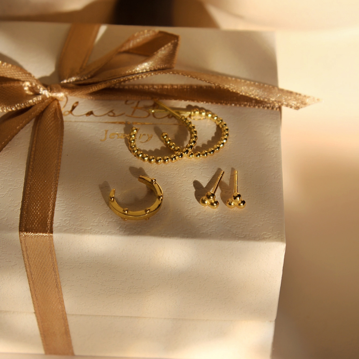 Sunseed – Ohrstecker, Halbcreolen & Earcuff Set