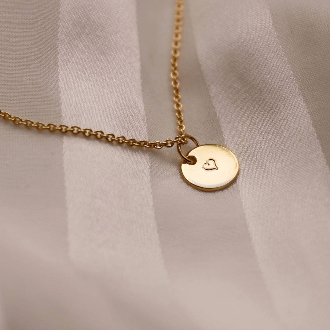 "Handstamped" personalisierbare Initialenkette