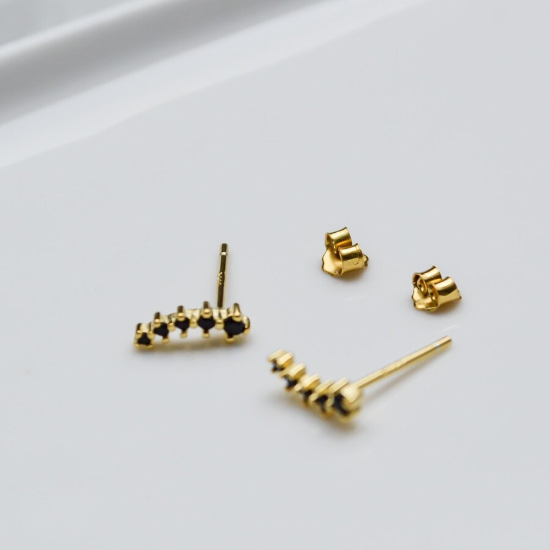 "FallingStar" Zirkonia Mini Climber Ohrstecker