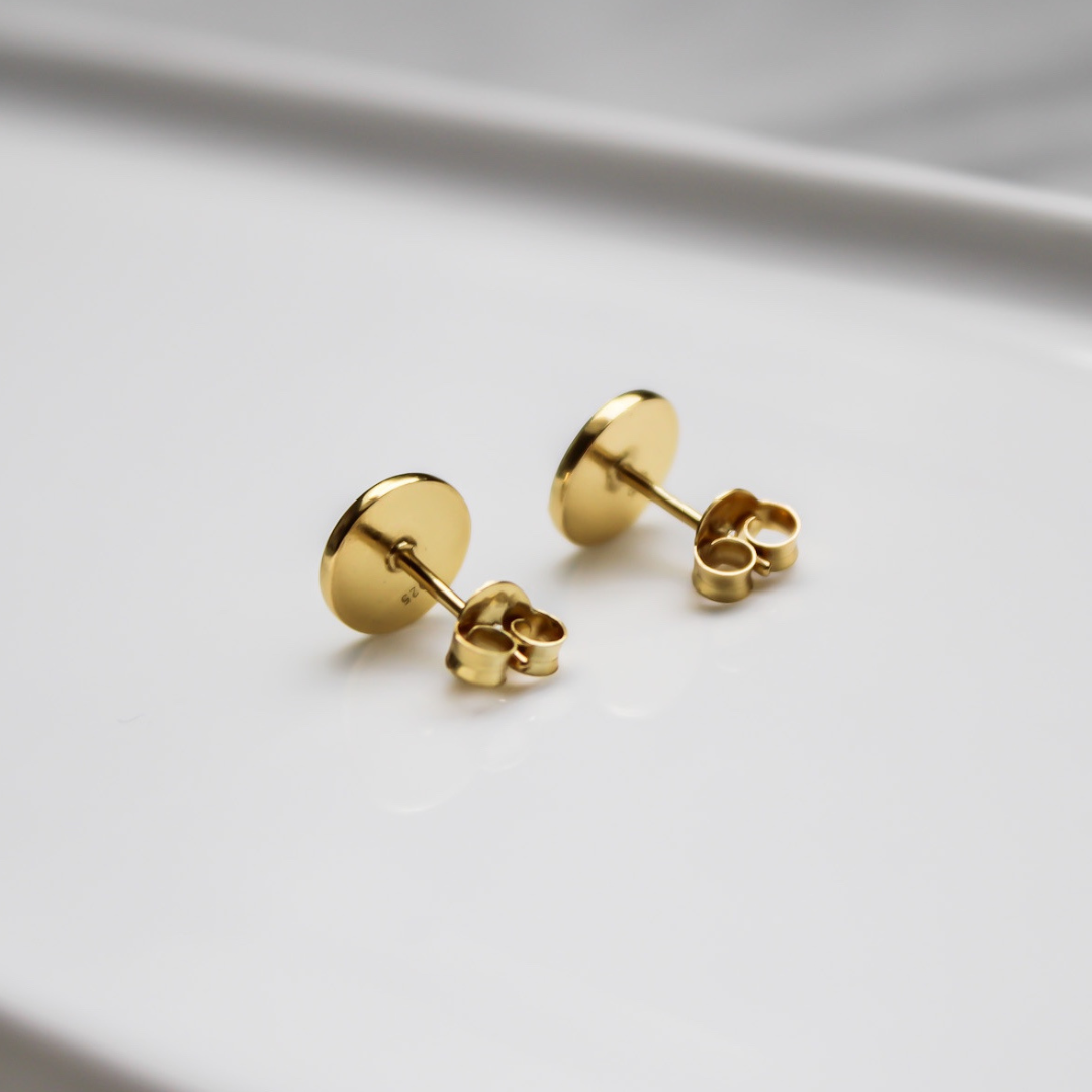 "Rising Sun" Sonnen Ohrstecker Gold