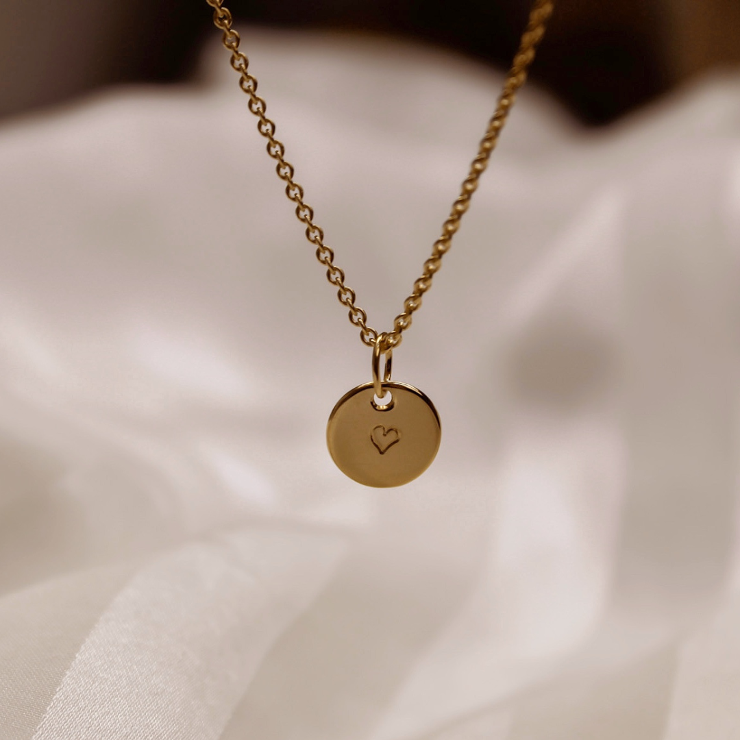 "Handstamped" personalisierbare Initialenkette