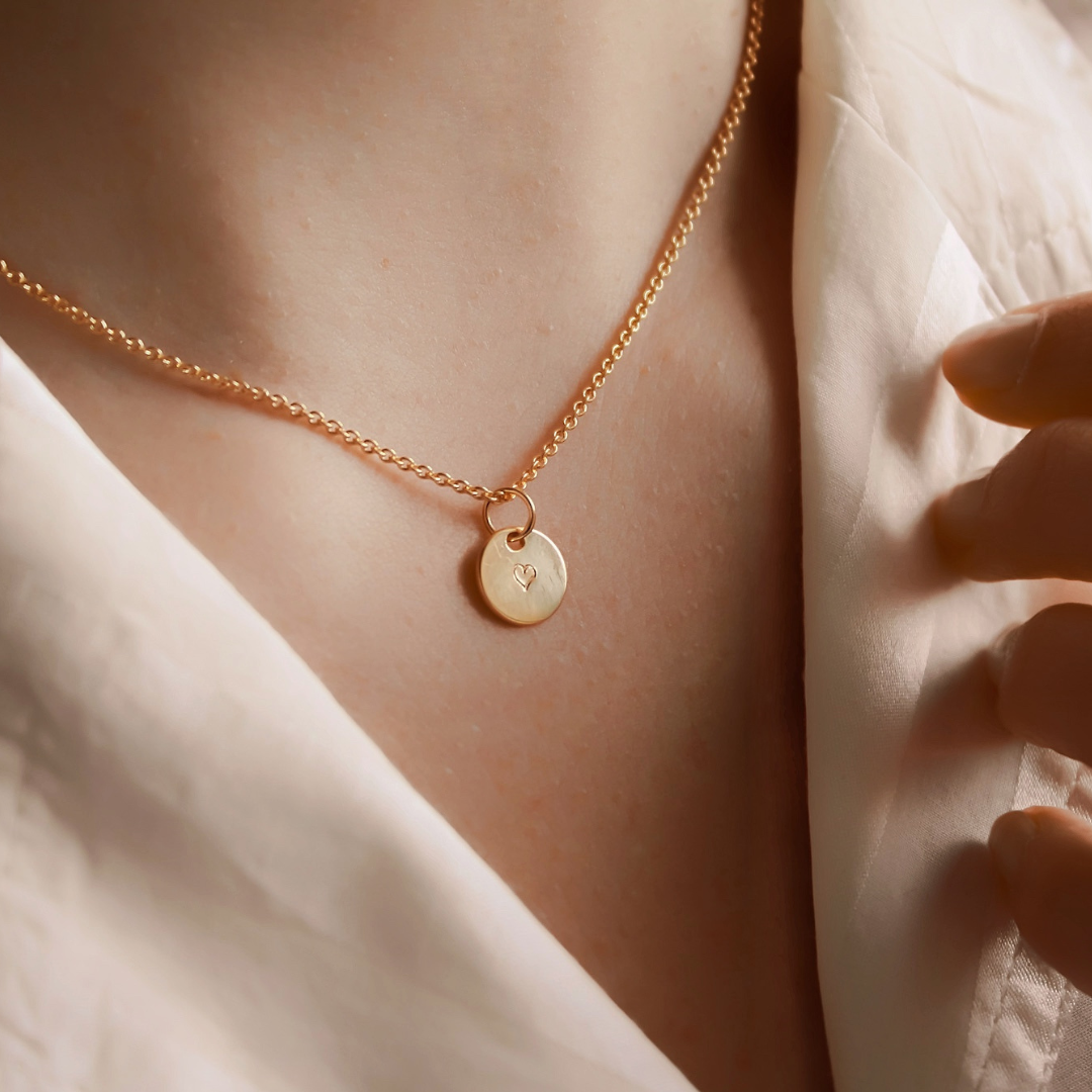 "Handstamped" personalisierbare Initialenkette