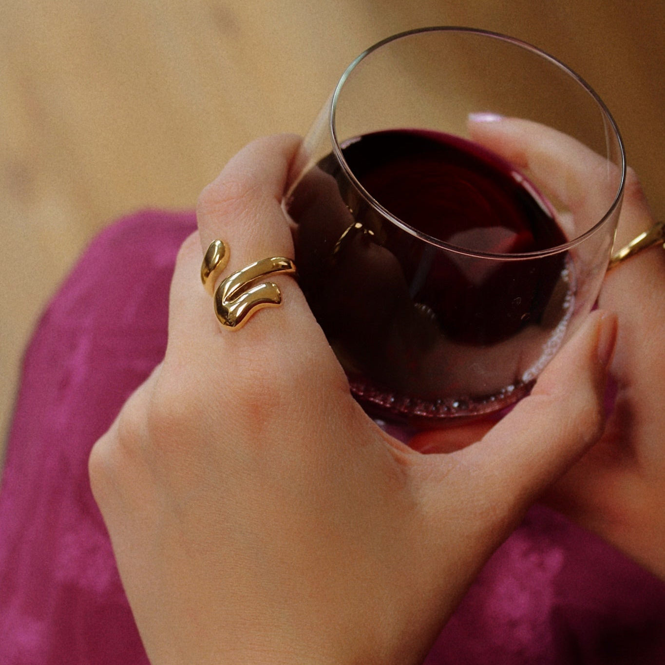 "Artist's Brush" Statement Ring