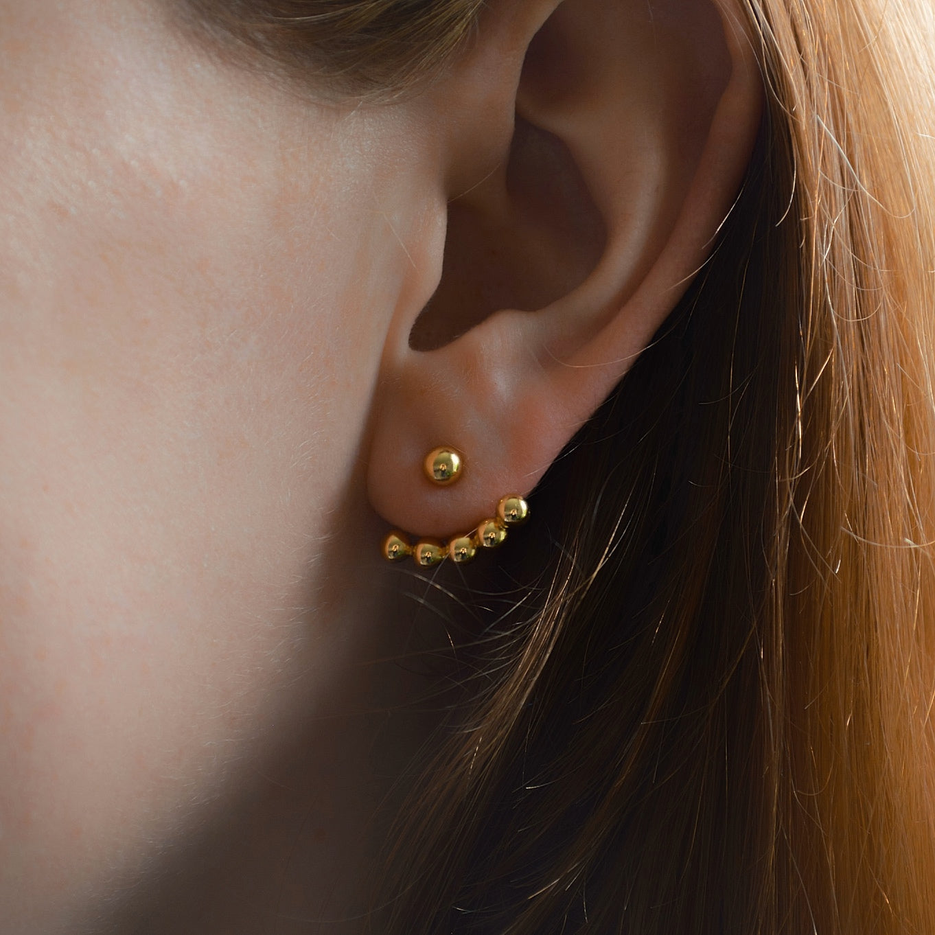 „Jacky" Front Back Statement Ohrstecker