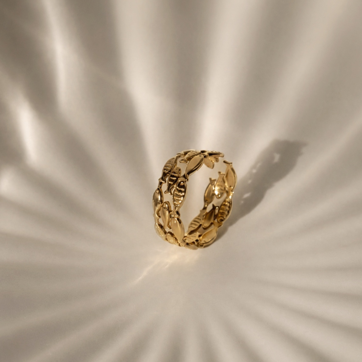 Sorelle - Statement Ring mit Fischmotiv