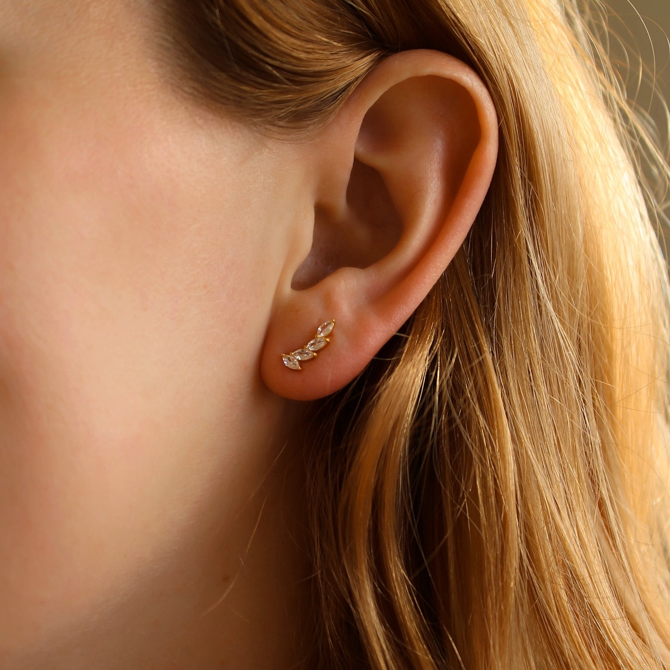 "Serenity" Zirkonia Mini Climber Ohrstecker