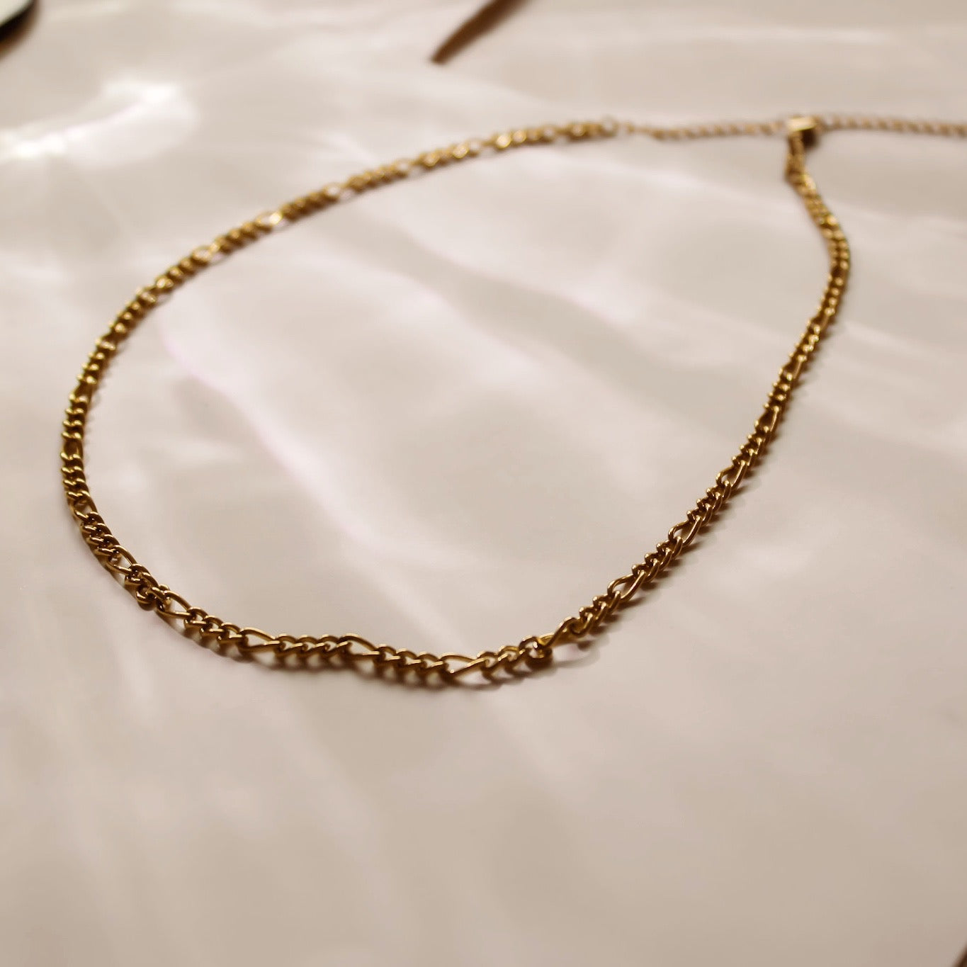 "Anja" Edelstahl Halskette, wasserfest