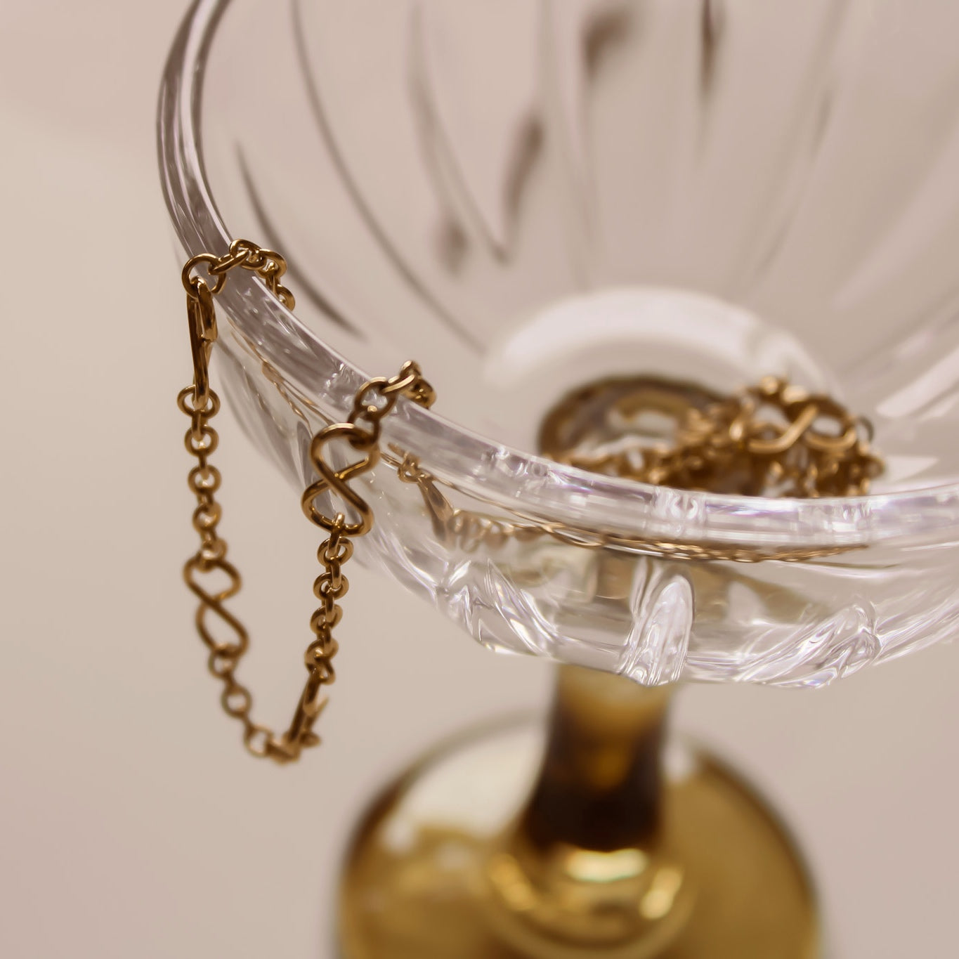 "Eternity" Edelstahl Halskette, wasserfest