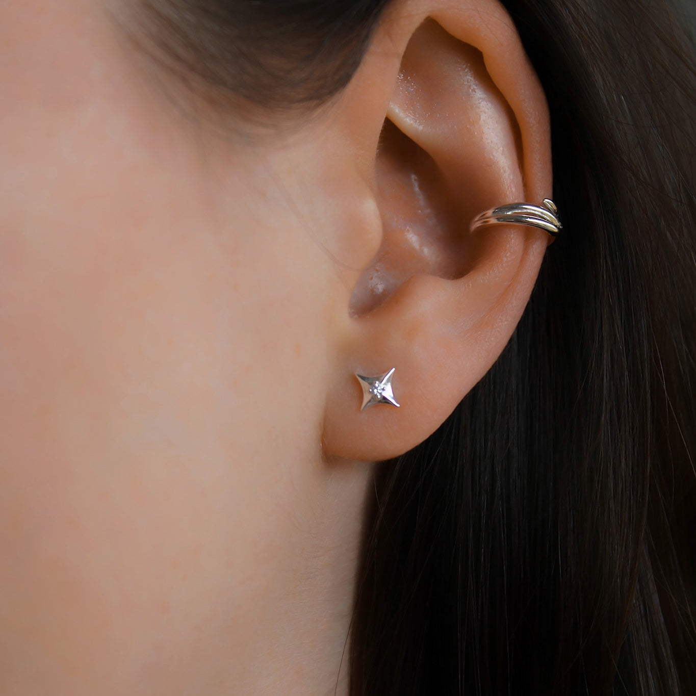 "Tsume" stylischer, moderner Earcuff