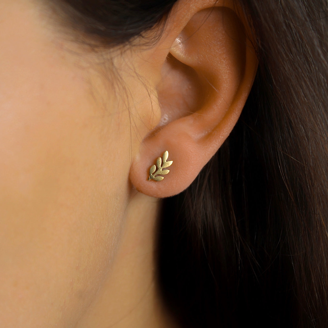 „Growth" Blättchen Ohrstecker