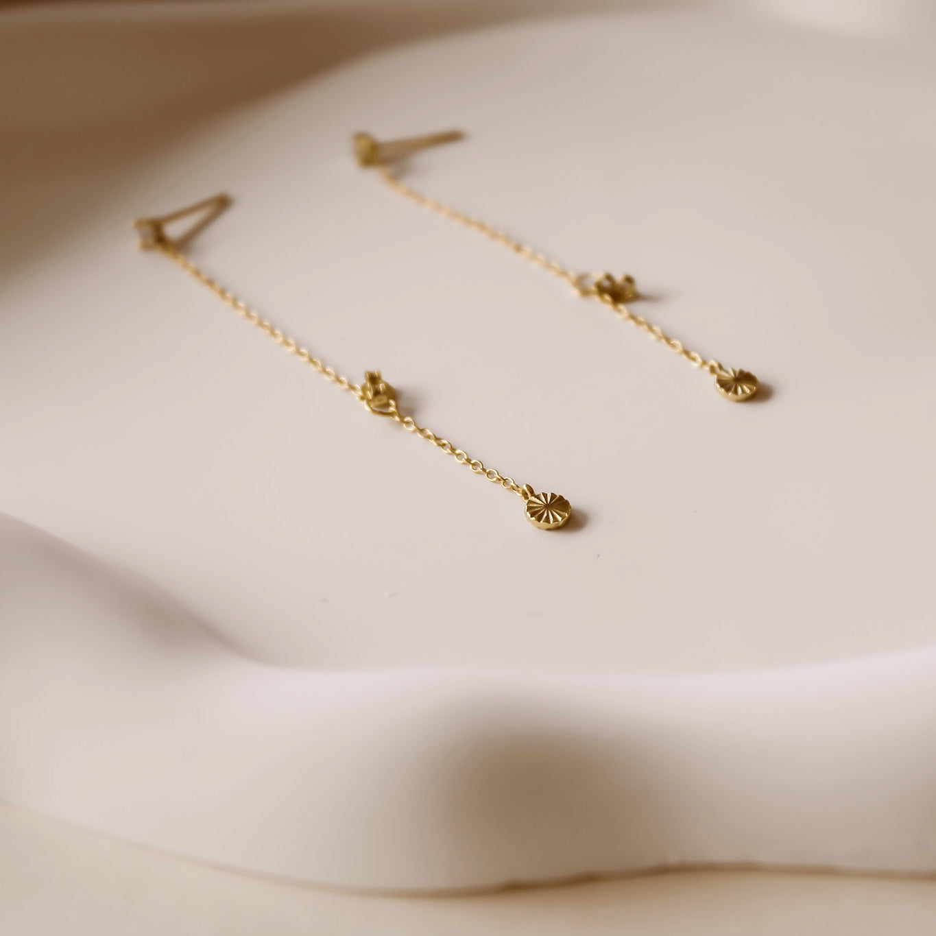 „Ikaria" Front Back Ohrringe mit Zirkonia