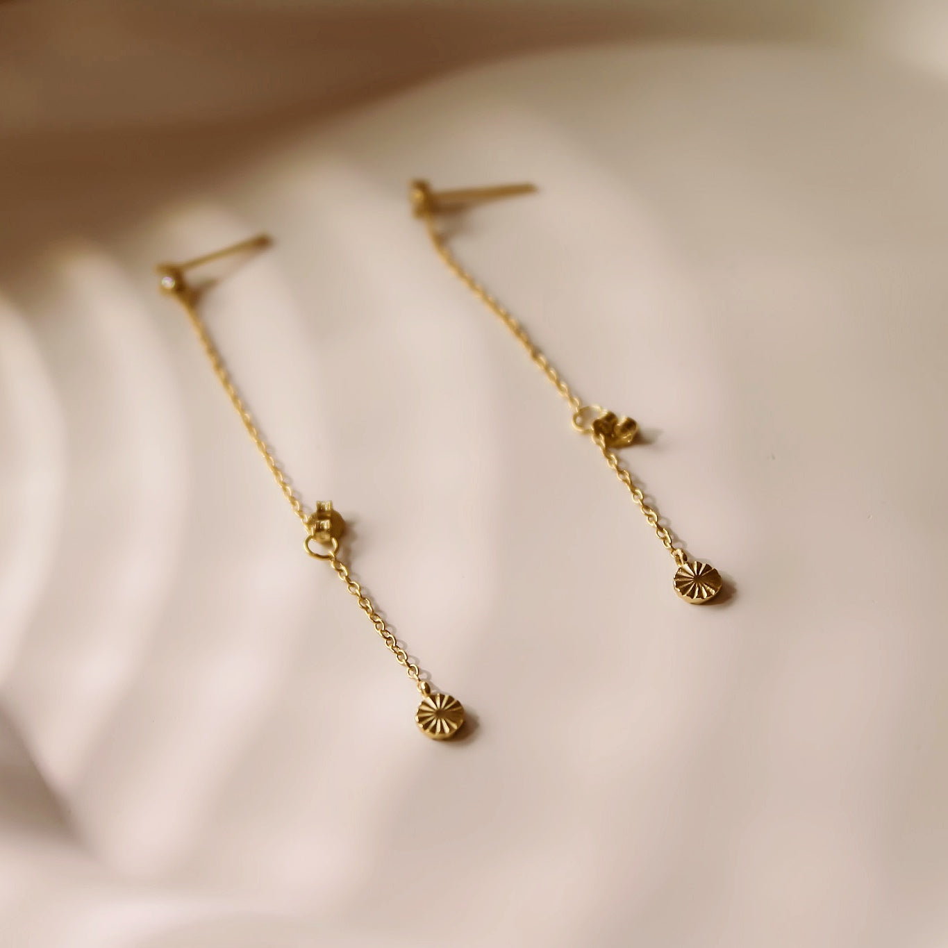 „Ikaria" Front Back Ohrringe mit Zirkonia