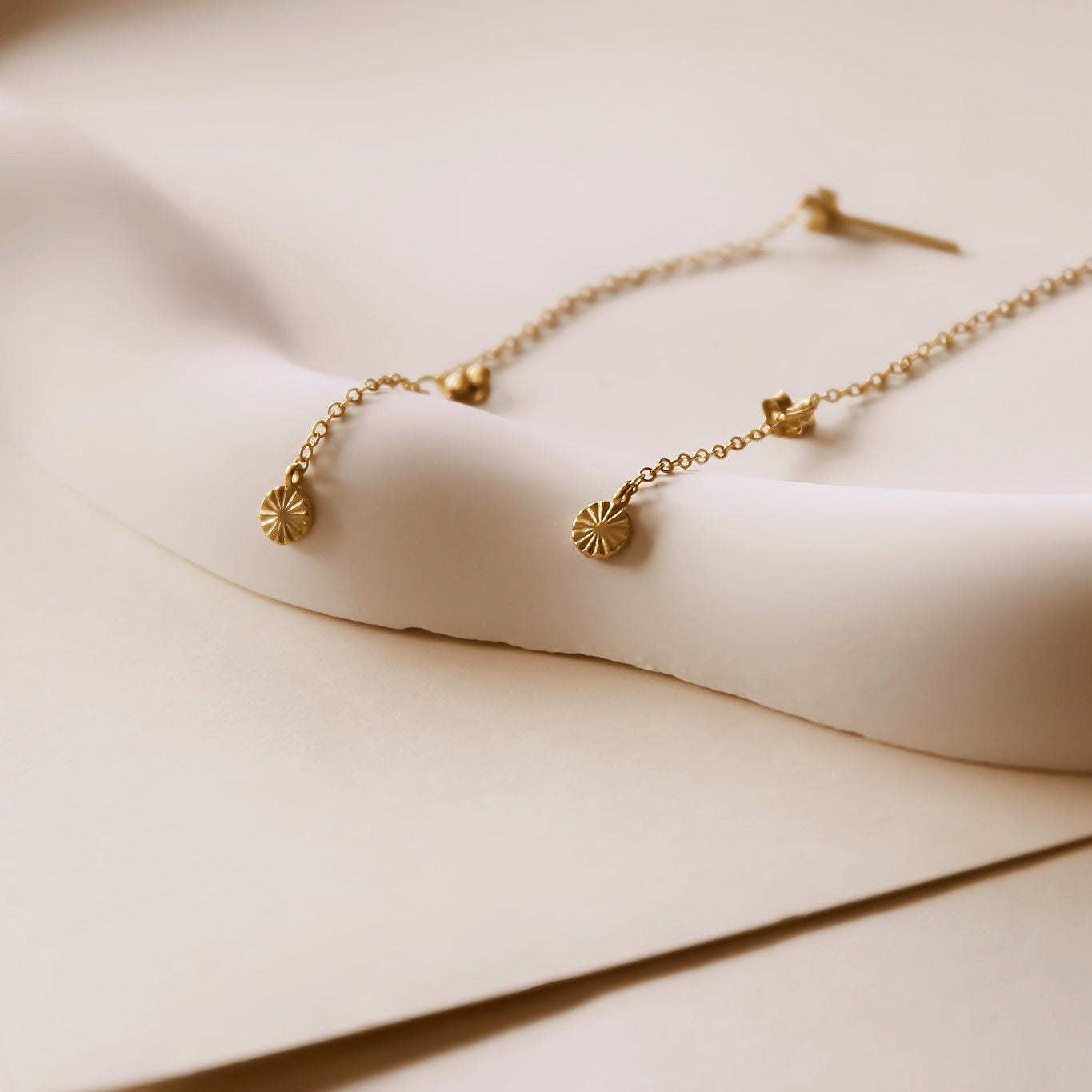 „Ikaria" Front Back Ohrringe mit Zirkonia