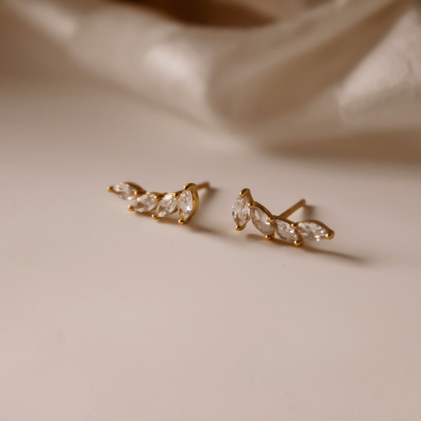 "Serenity" Zirkonia Mini Climber Ohrstecker