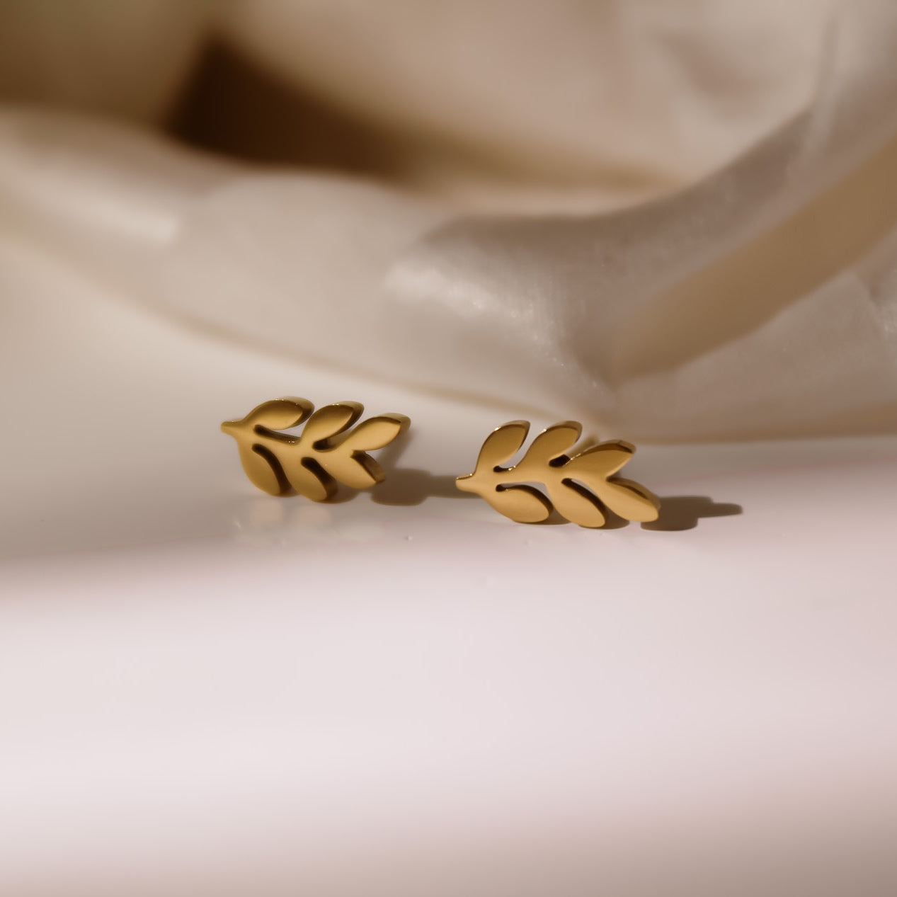 „Growth" Blättchen Ohrstecker