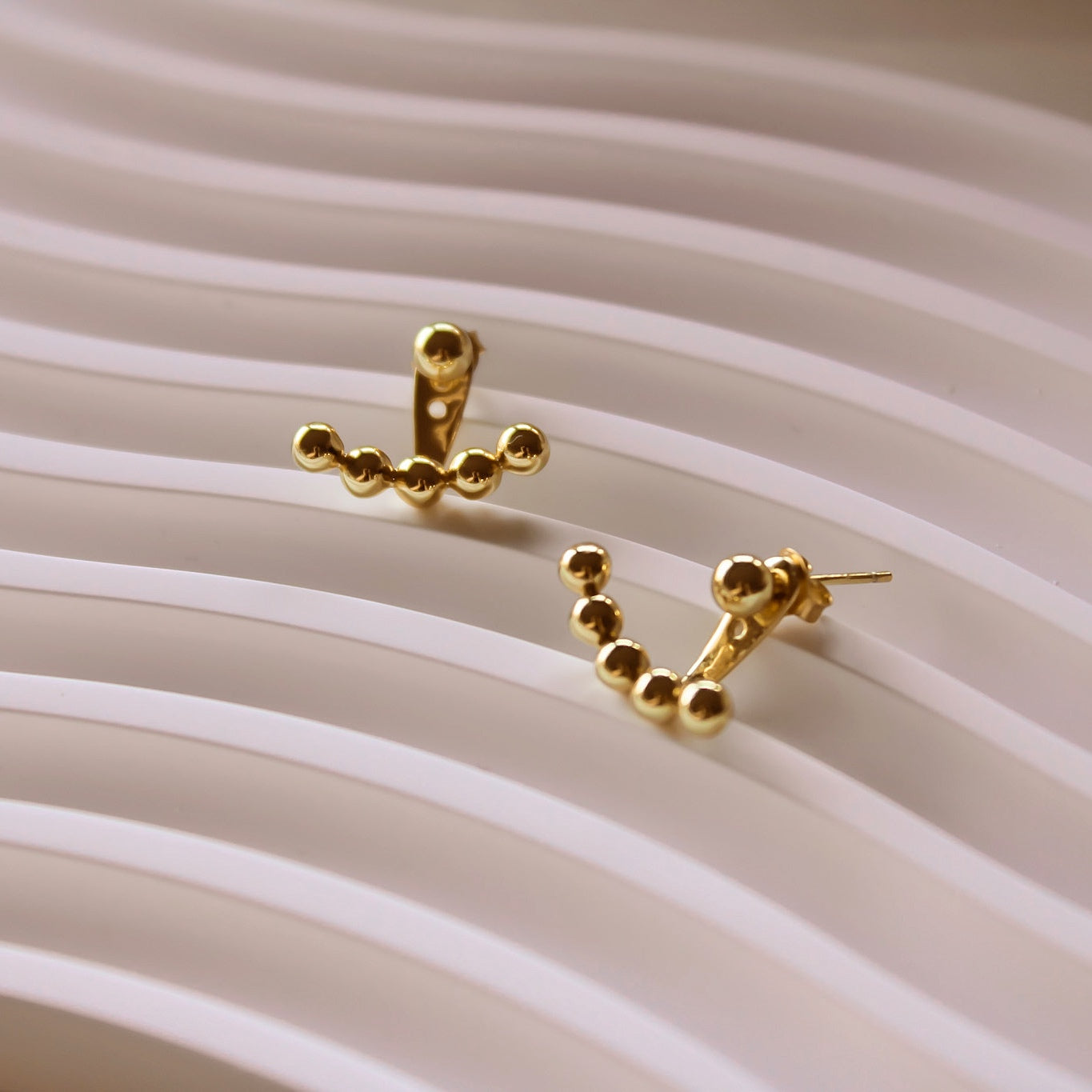 „Jacky" Front Back Statement Ohrstecker