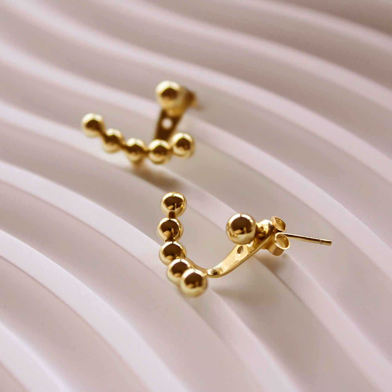 „Jacky" Front Back Statement Ohrstecker