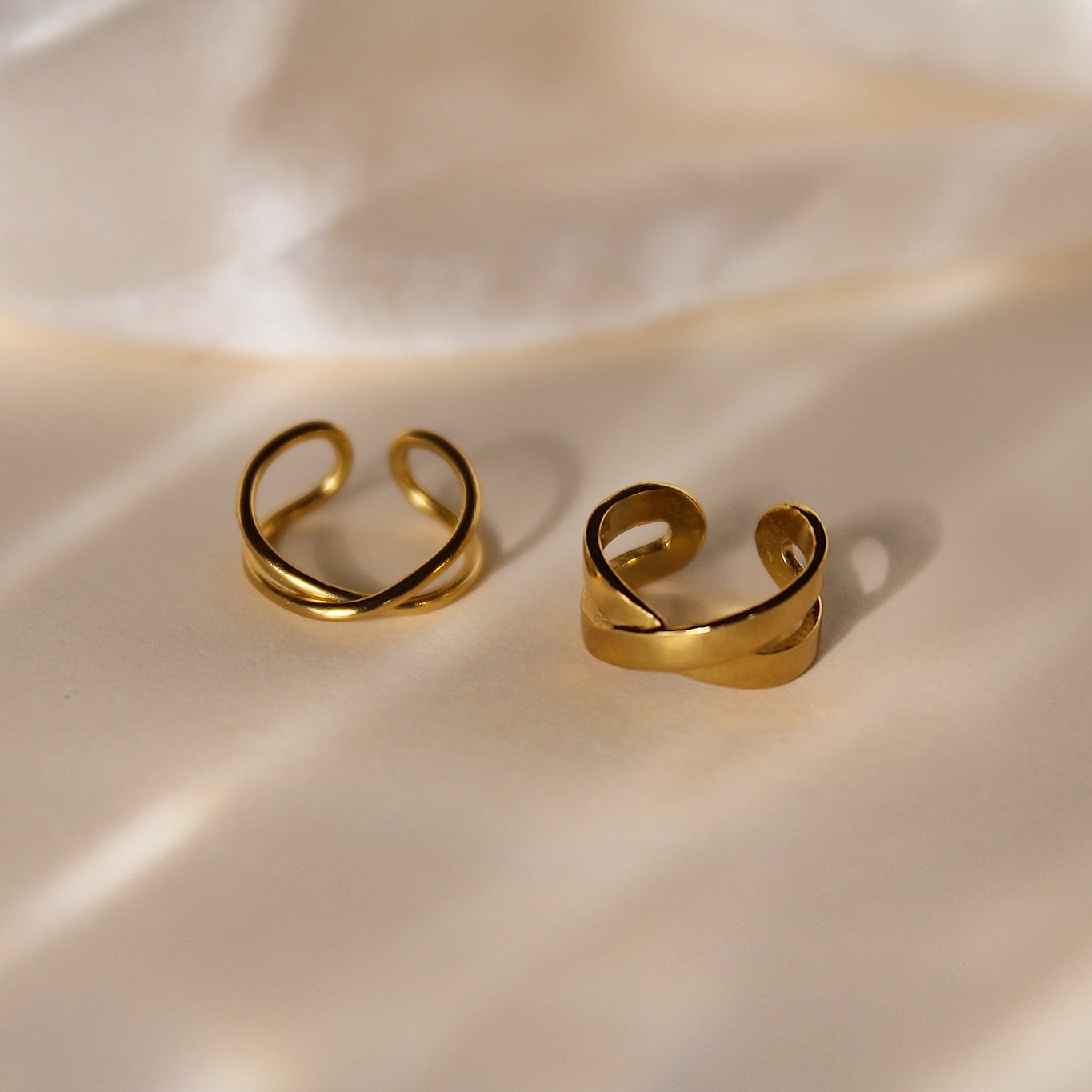 „Elegant Minimalist" Earcuff Set