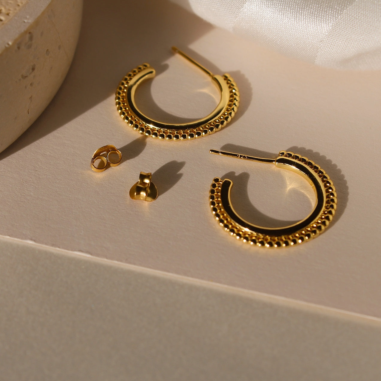 "JOO" Statement Creolen Gold