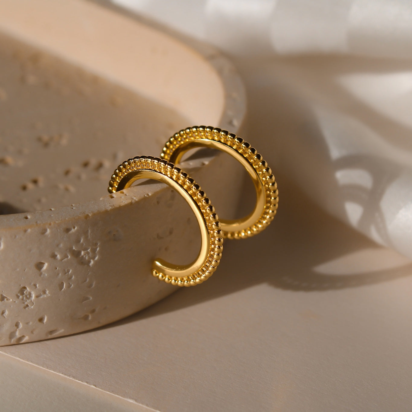 "JOO" Statement Creolen Gold