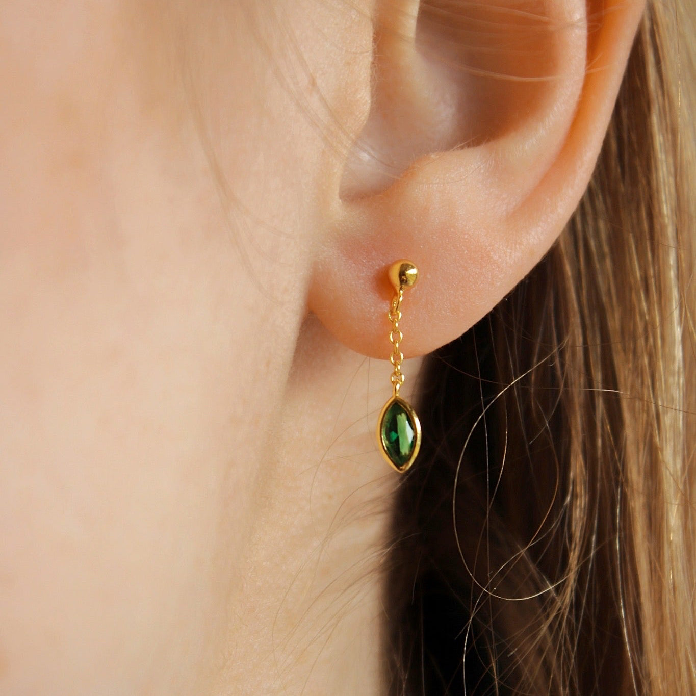 "Suri" Marquise Hängeohrringe