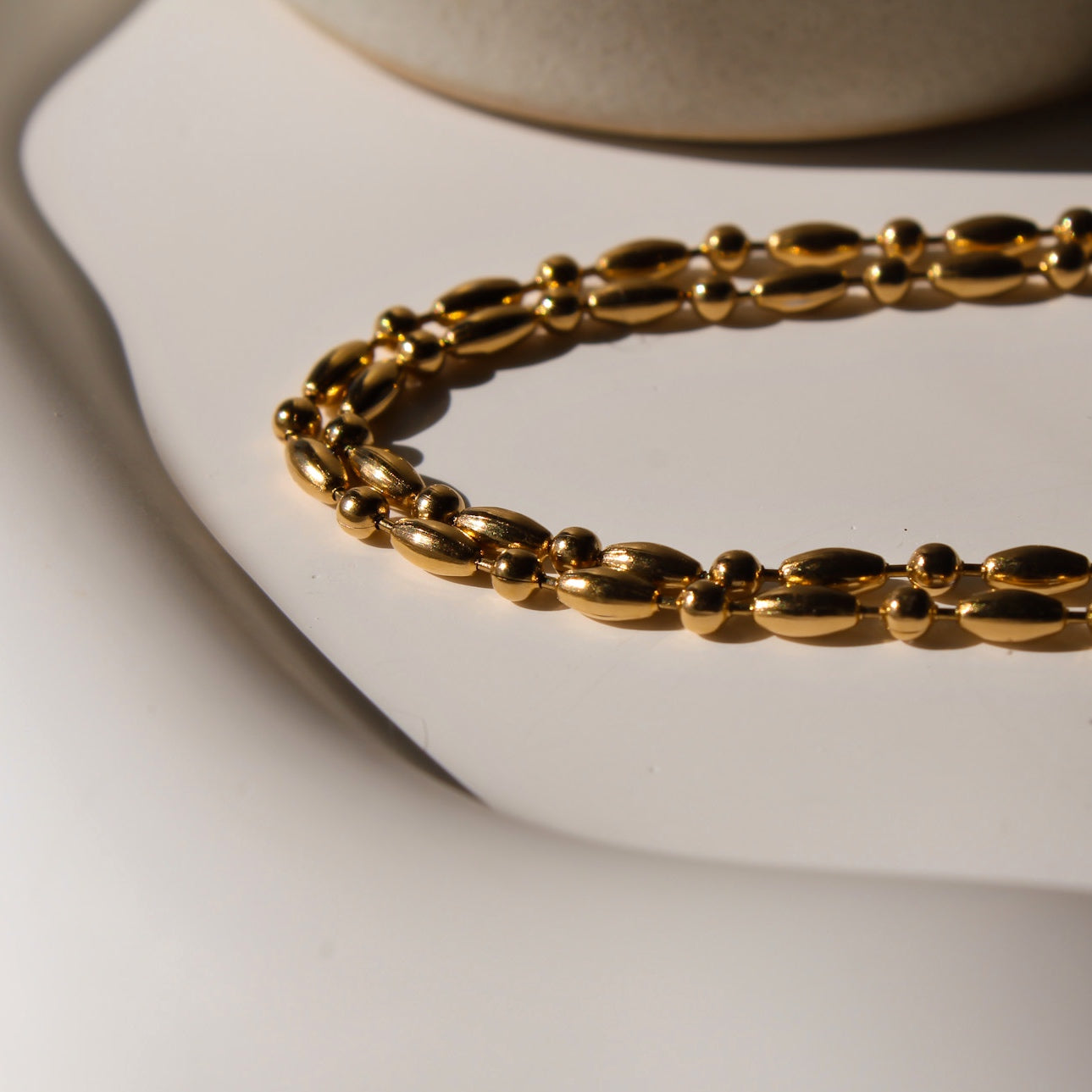 "Rifa“ Edelstahl Halskette, wasserfest