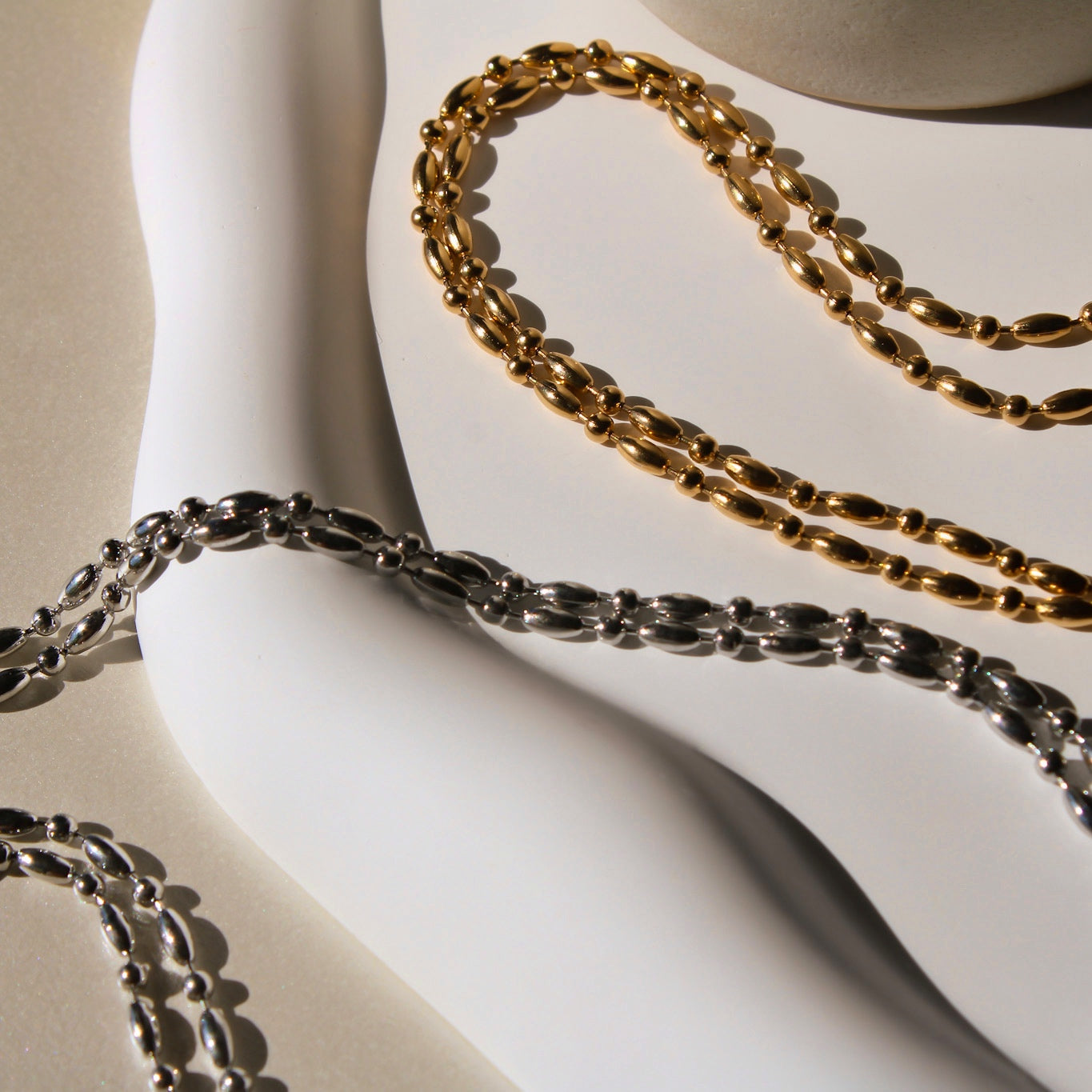 "Rifa“ Edelstahl Halskette, wasserfest