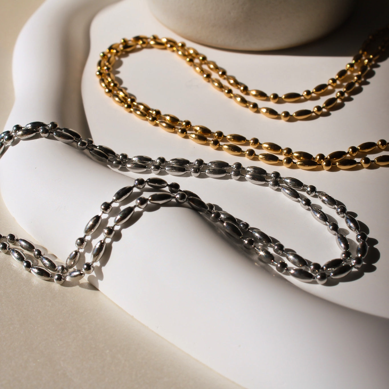 "Rifa“ Edelstahl Halskette, wasserfest