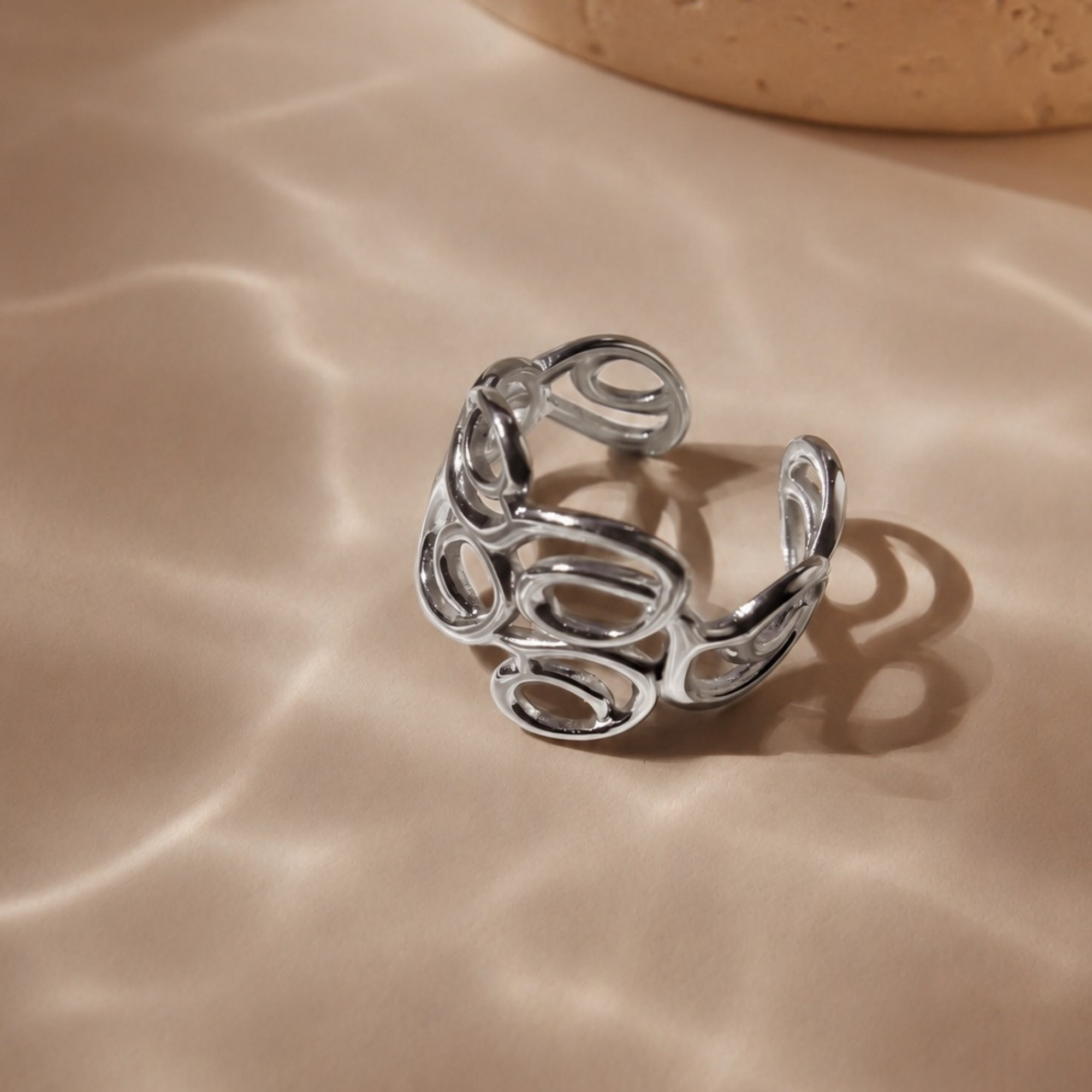 Marea Ring – Verstellbarer Statement Ring