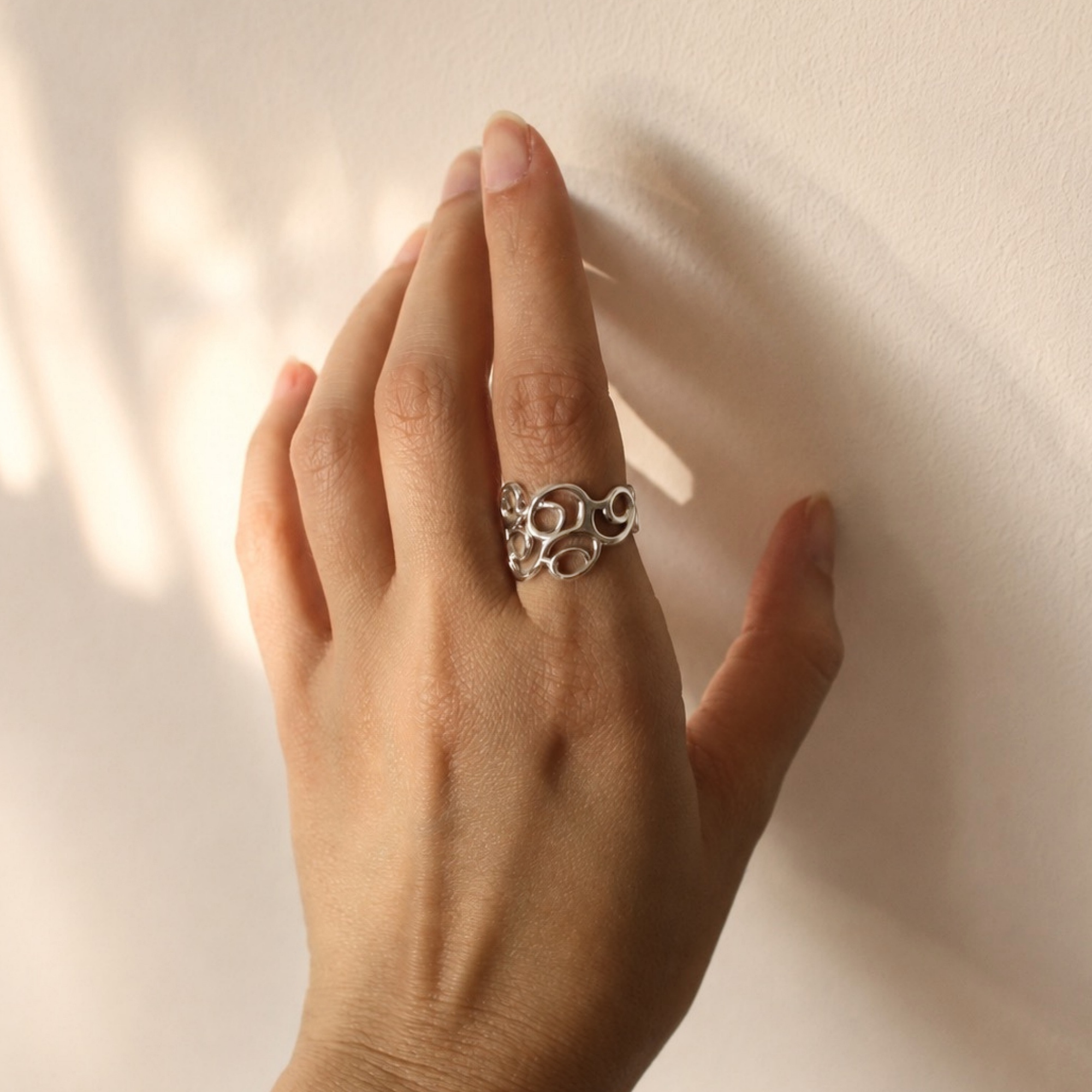 Marea Ring – Verstellbarer Statement Ring