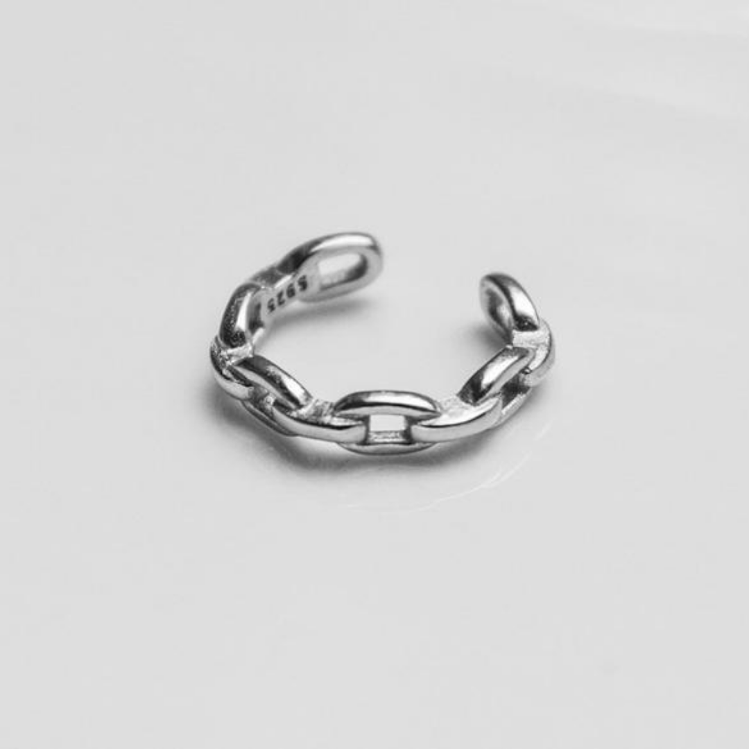 "DaintyChain" hochwertiger Earcuff Silber