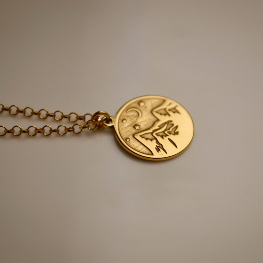 "Sternensucher" Kette Gold