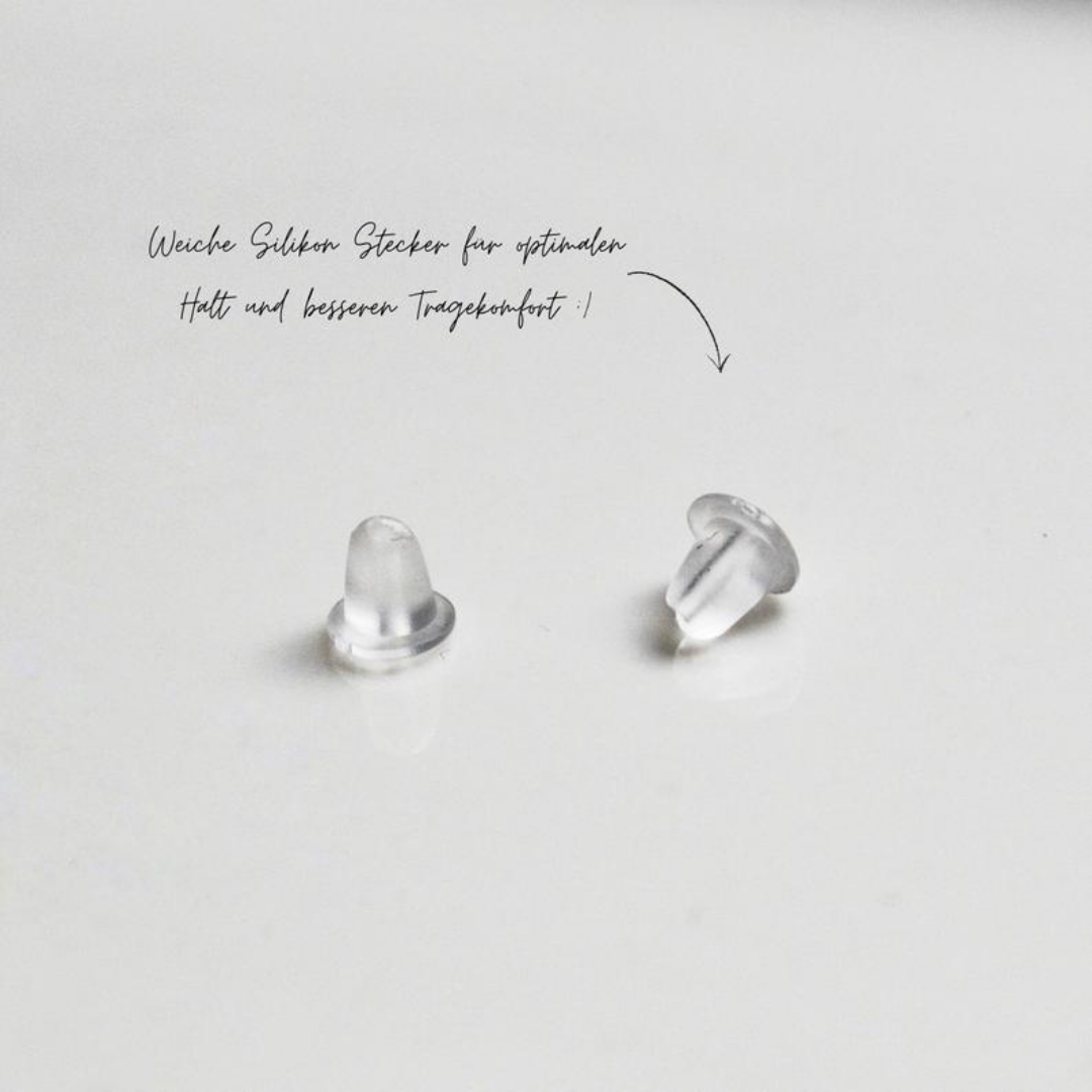 "ModernPearl" Süßwasser Perlen Ohrstecker Gold