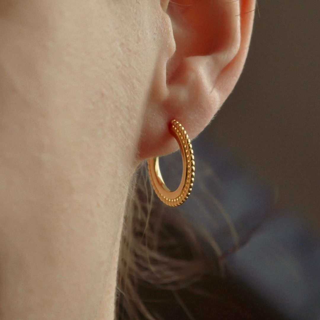 "JOO" Statement Creolen Gold