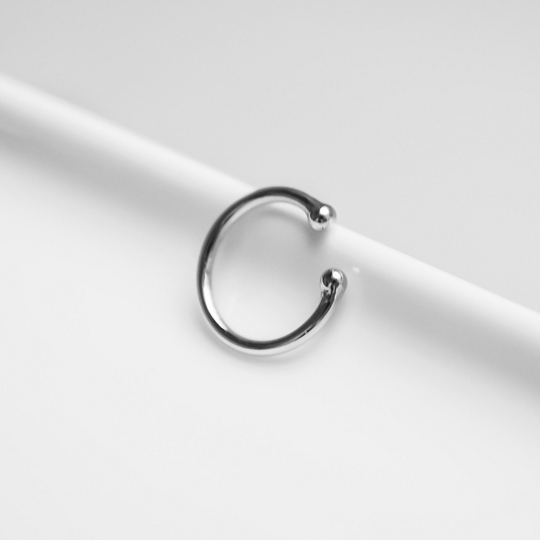 "Simplicity" - zierlicher Earcuff Silber