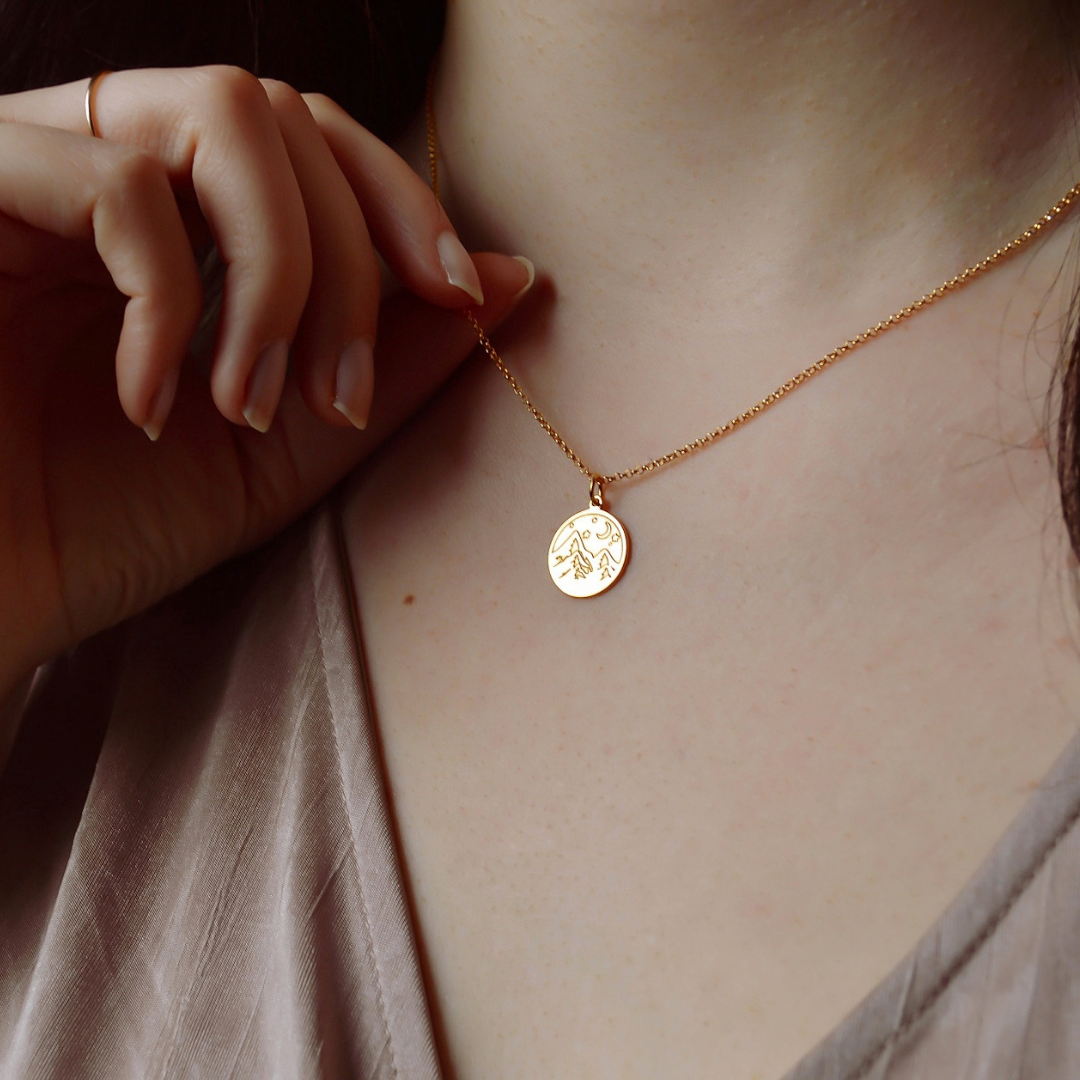 "Sternensucher" Kette Gold