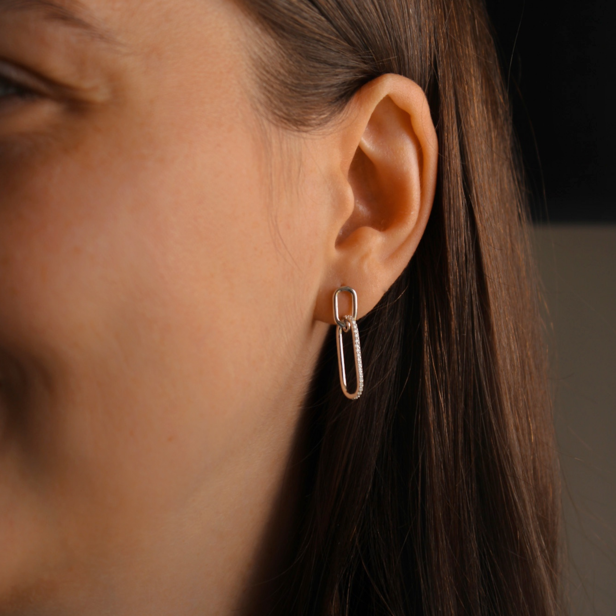 City Light Drops - modern elegante Ohrringe