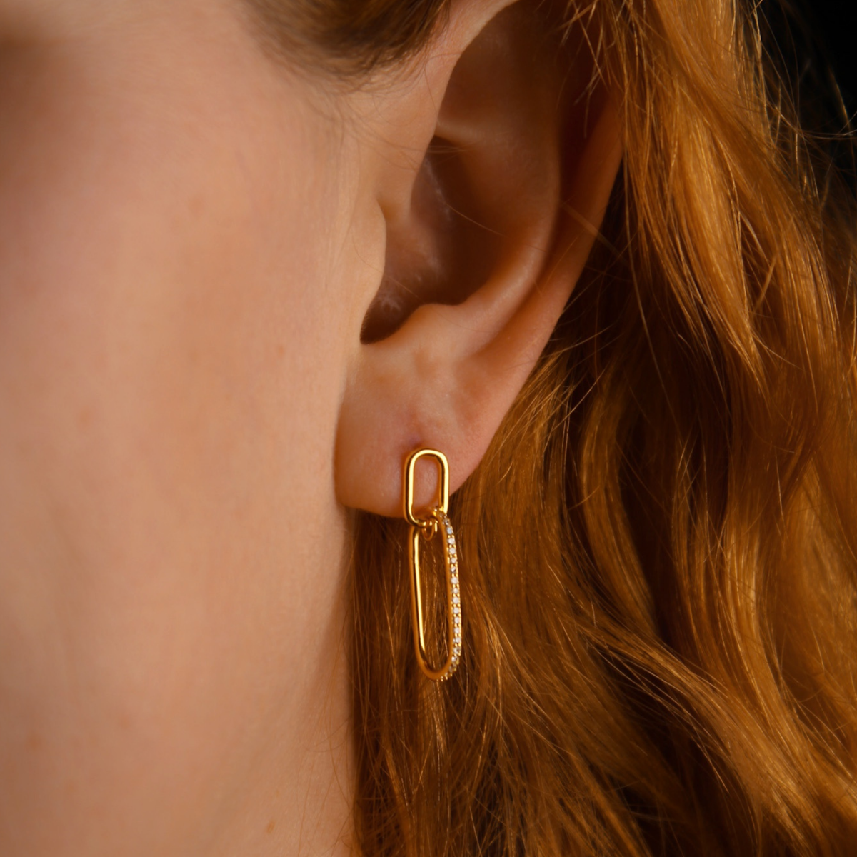 City Light Drops - modern elegante Ohrringe