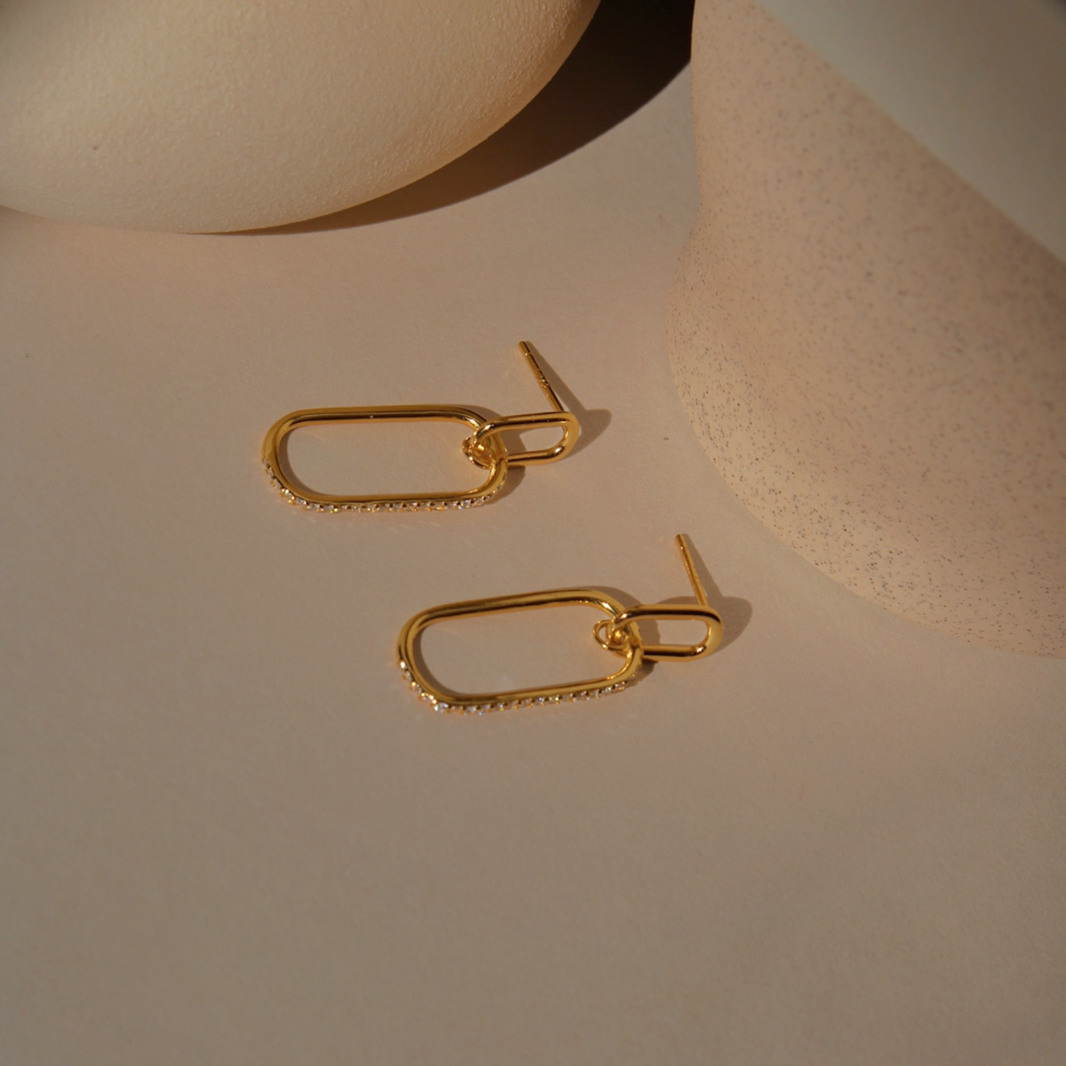 City Light Drops - modern elegante Ohrringe