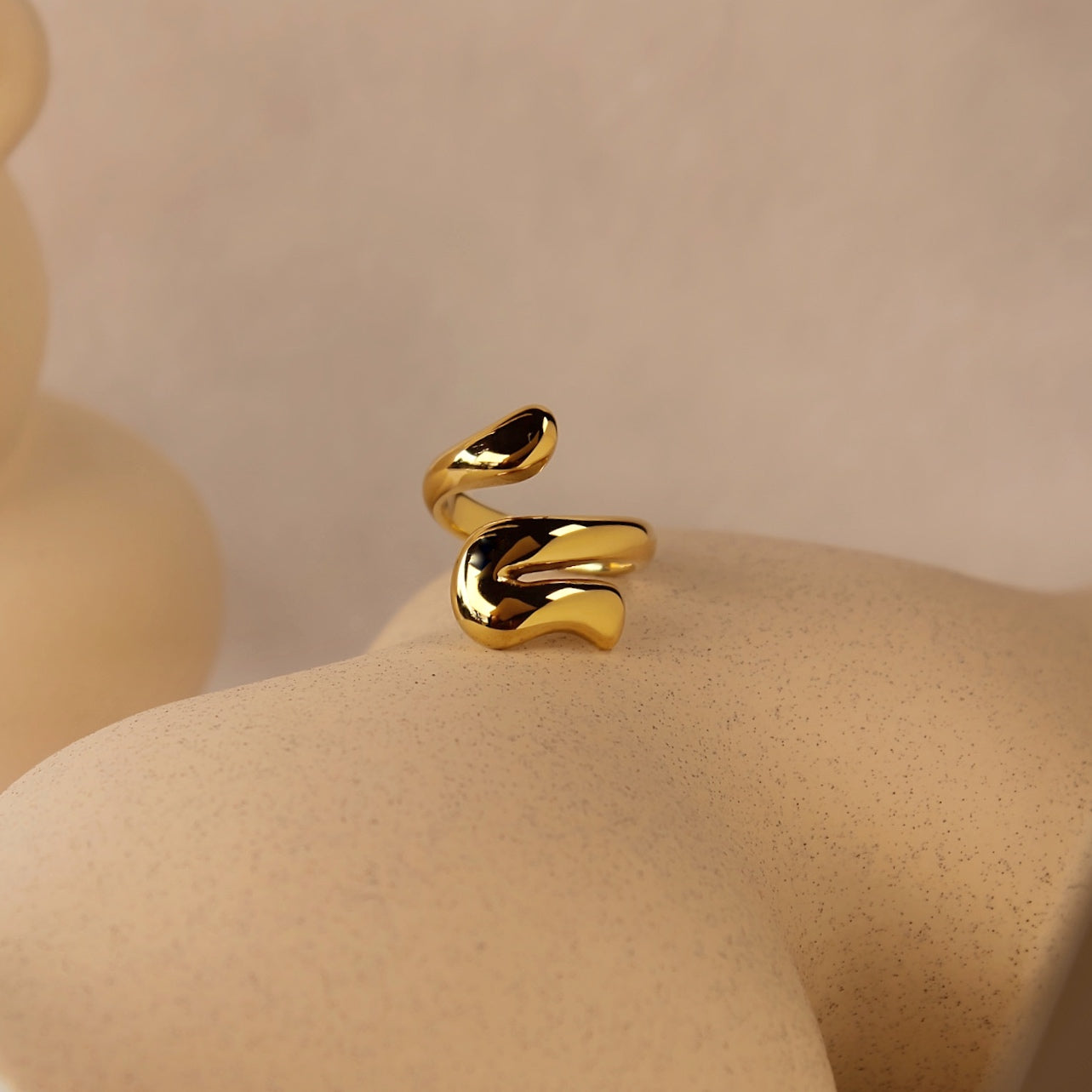 "Artist's Brush" Statement Ring