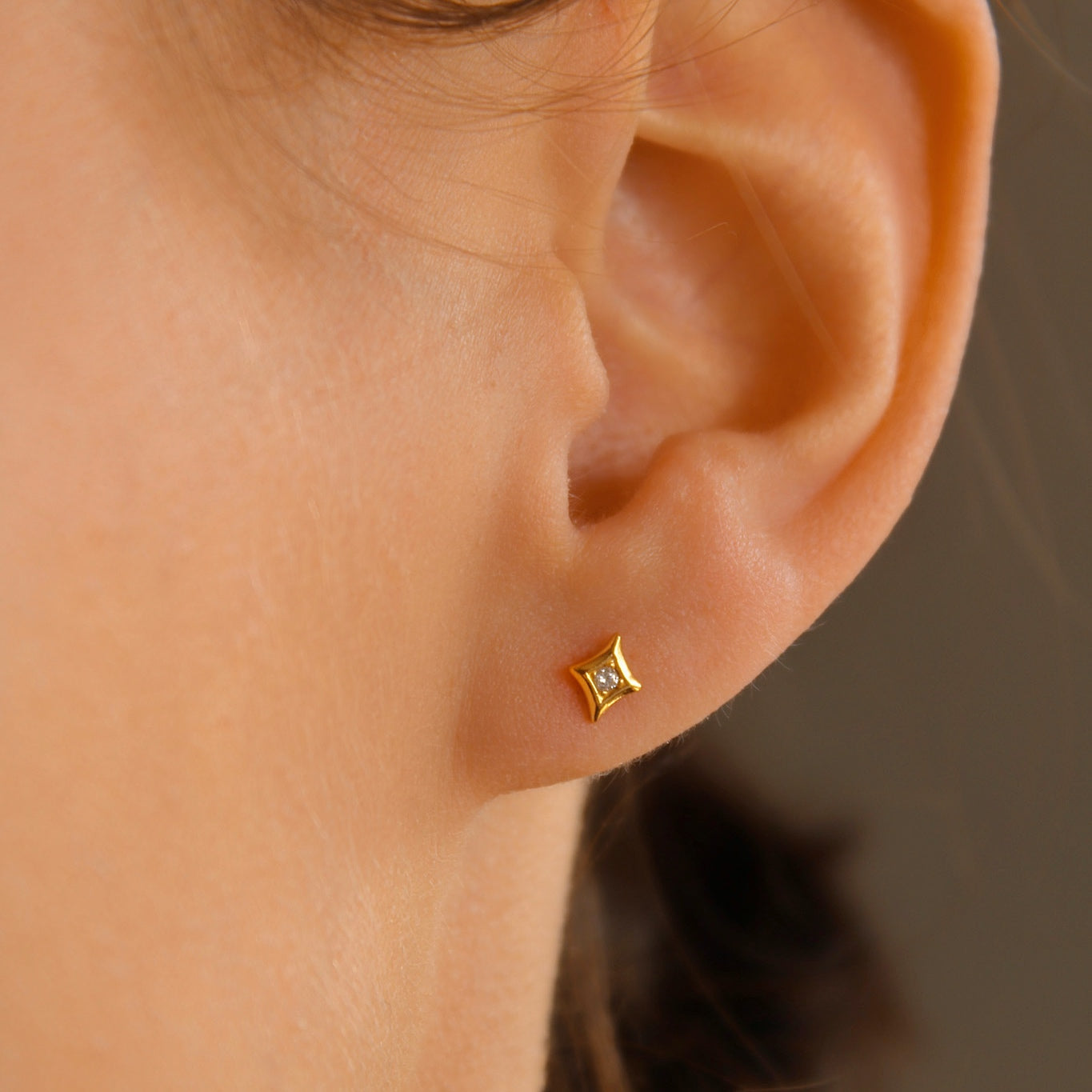 "Tiny Sparks" winzige Zirkonia Ohrstecker