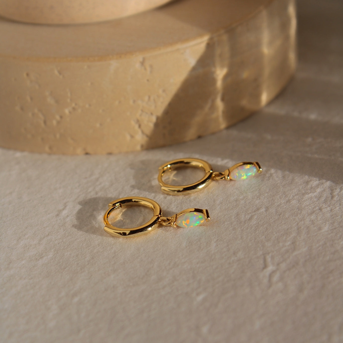 "Oana" Marquise Opal Ohrringe