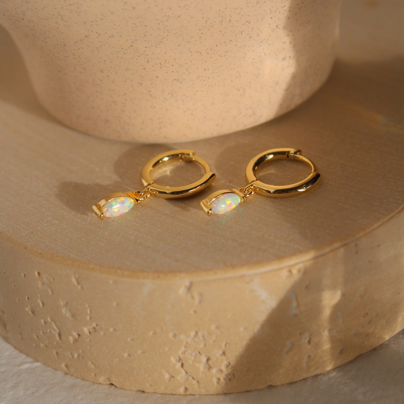 "Oana" Marquise Opal Ohrringe