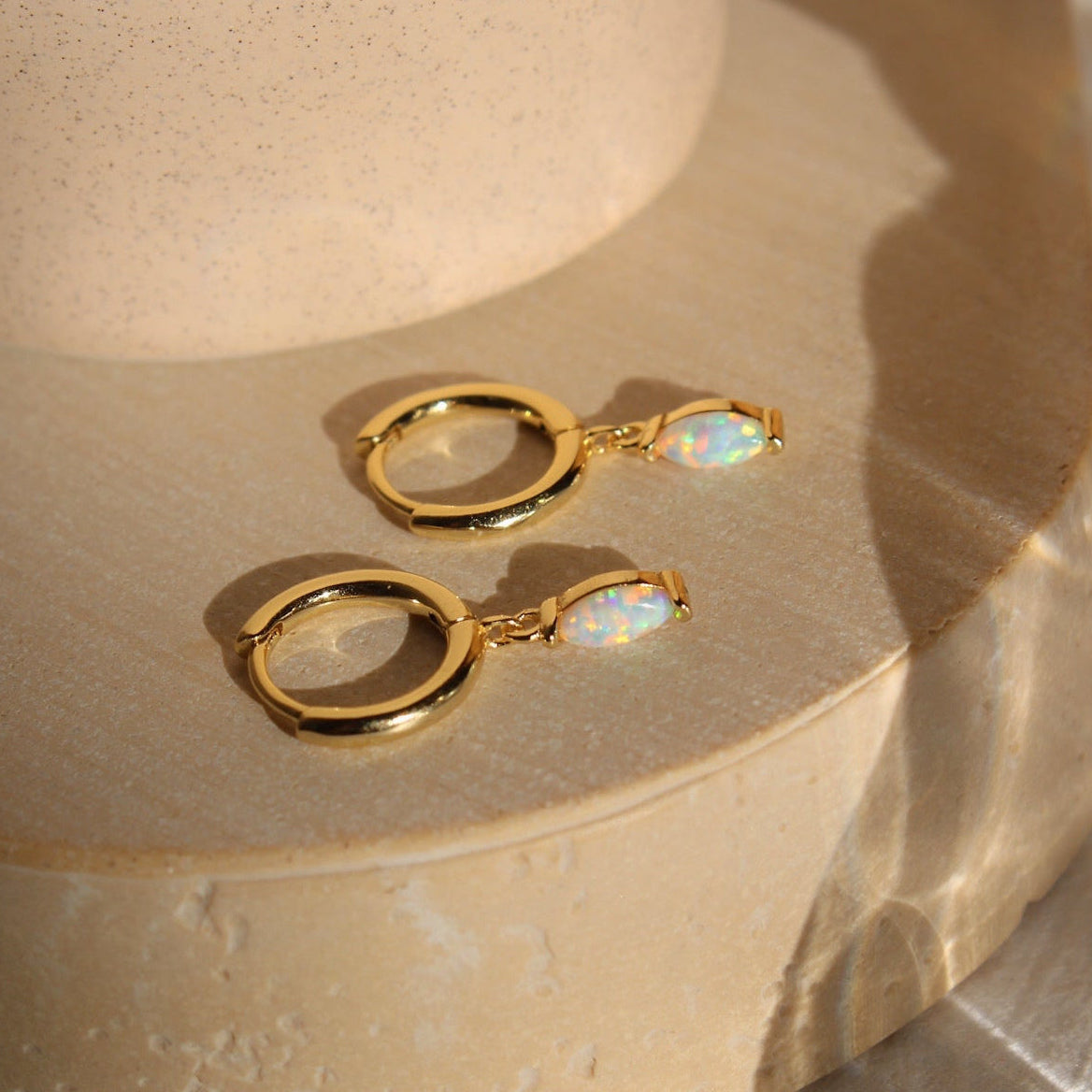 "Oana" Marquise Opal Ohrringe