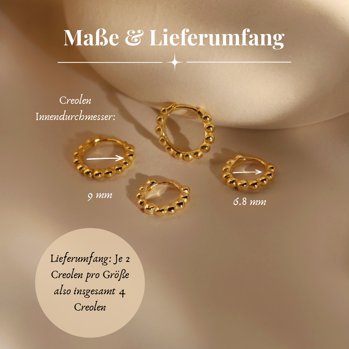 Dotted Harmony – Kugel-Creolen-Set