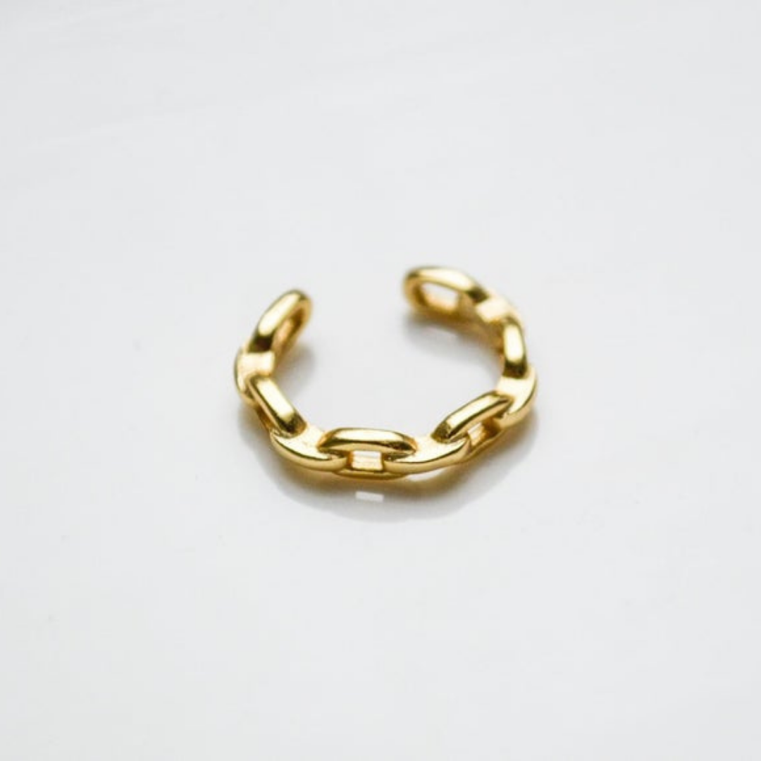 IDASBLUE "DaintyChain" Earcuff Gold